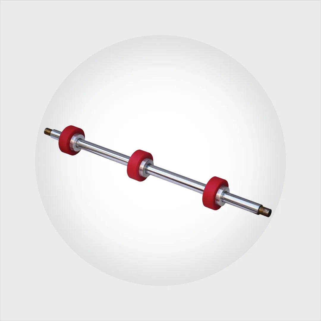 P U shaft roller