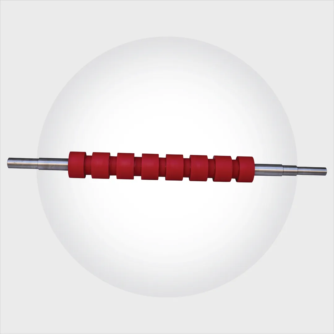 P U grooved roller